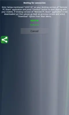 Remote PC Share android App screenshot 2